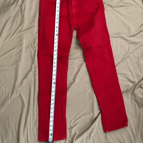 Kate Spade Play Hooky red low rise skinny jean - Picture 9 of 14